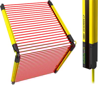 Banner Engineering Type 4 Safety Light Curtain, Low Profile Series
